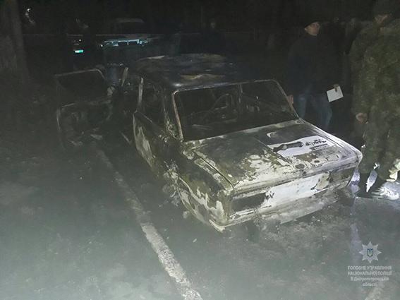 На Дніпропетровщині невідомі стріляли у авто поліції із РПГ