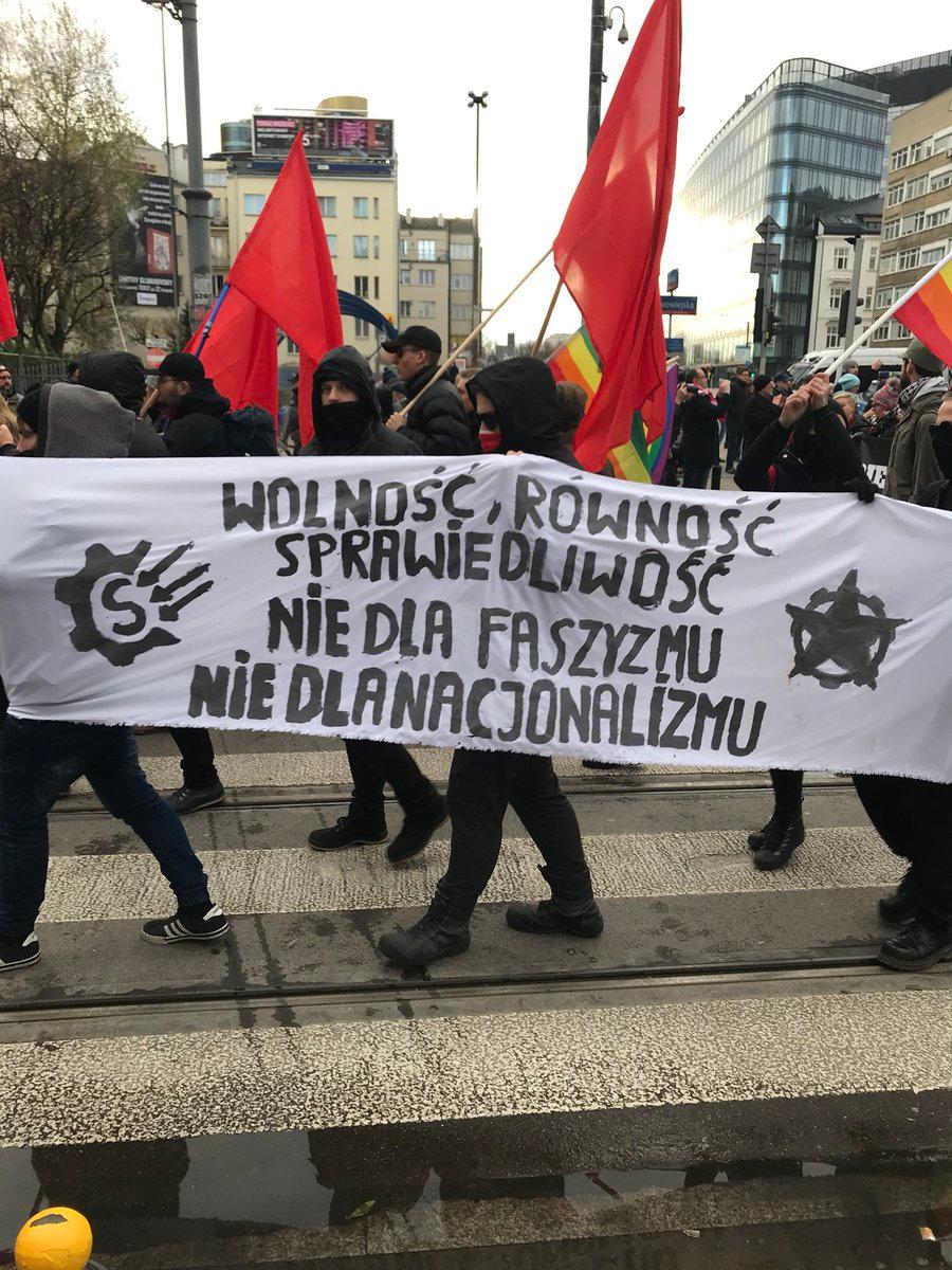 Марш у Польщі: поліція затримала понад 20 людей (ВІДЕО, Оновлюється)