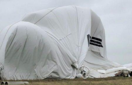 Найбільше у світі повітряне судно розбилося у Великій Британії (ВІДЕО)