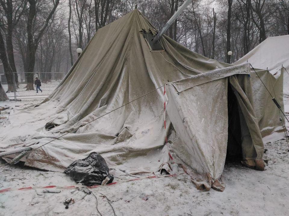 Сьогодні зранку була спроба штурму наметового містечка прихильників Саакашвілі