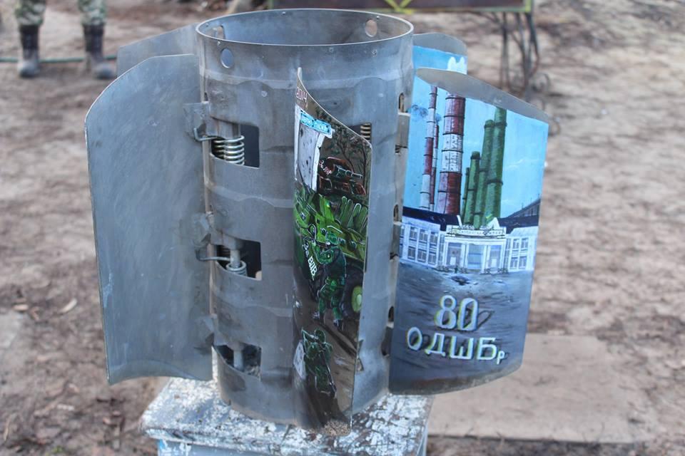 Десантники зобразили запеклі бої на бойовому снаряді(ФОТО)