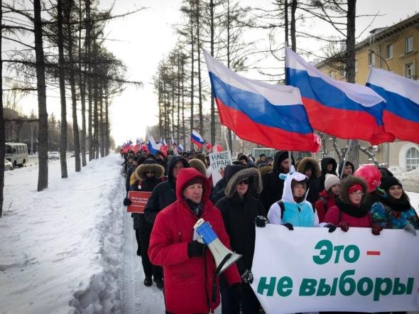 «Путин – вор» і «Путін – вон» лунало на страйку виборців в РФ - Курносова