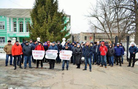 На Луганщині енергетики пікетували найбільших боржників (ФОТО, Відео)