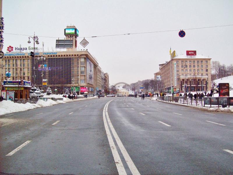 У Києві перекрили Хрещатик