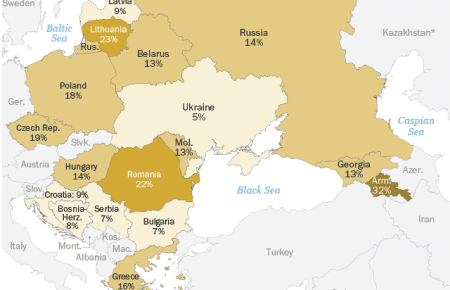 Рівень антисемітизму в Європі: Україна виявилася найбільш дружньою до юдеїв (МАПА)