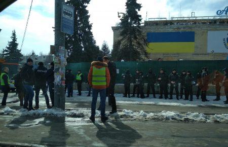 Поліція проводить слідчі дії у штабі Нацкорпусу (ВІДЕО)