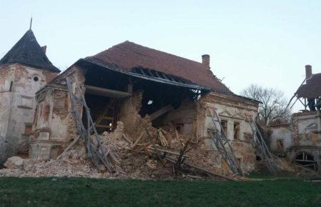 Протиаварійні роботи в Поморянському замку не стосувалися стіни, що обвалилася, - підрядник