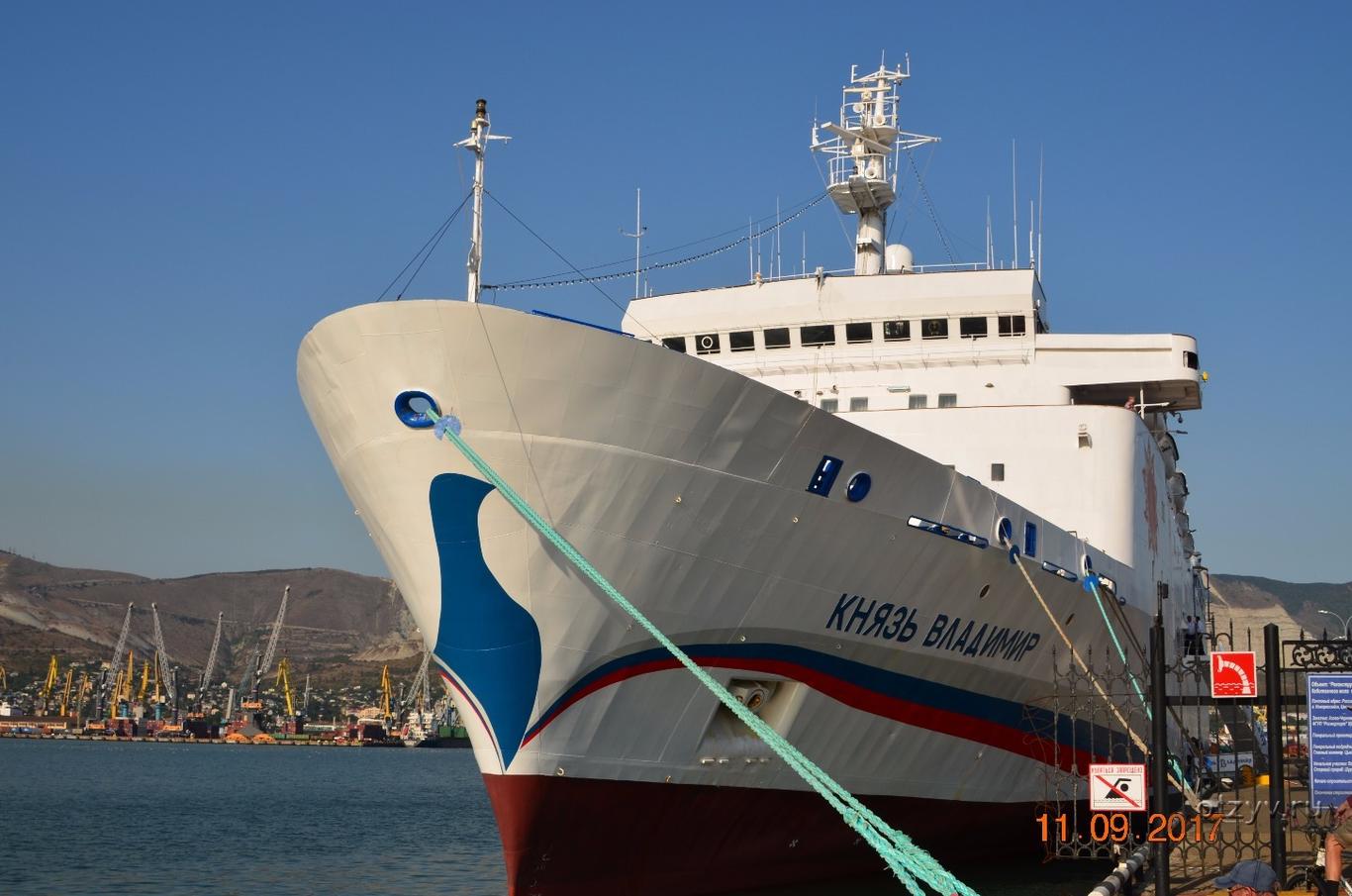 В Росії загорівся лайнер «Князь Владимир», який мав їхати до Криму