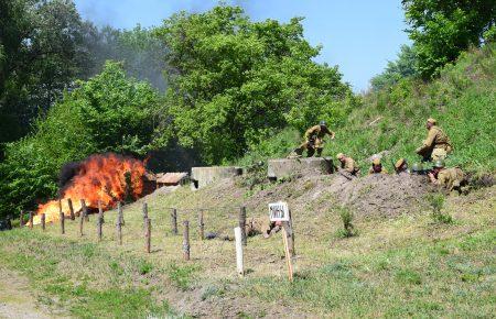 В День пам'яті біля ДОТу під Києвом відтворили події 5 серпня 1941 року (ФОТО, ВІДЕО)