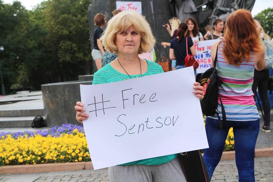 У Харкові пройшла акція Free Sentsov (ФОТО)
