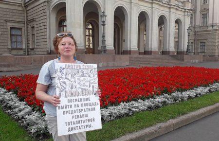 У Санкт-Петербурзі до річниці ГКЧП проходять поодинокі мітинги