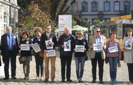 У Львові письменники читали твори на підтримку Сенцова та інших політв’язнів