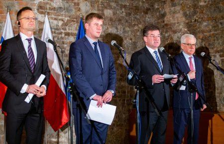 Країни Вишеградської четвірки висловили підтримку Україні у зв’язку із ситуацією у Керченській протоці