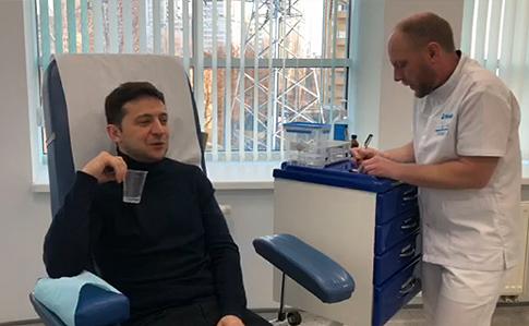 Зеленський здав аналізи у приватій лабораторії Eurolab