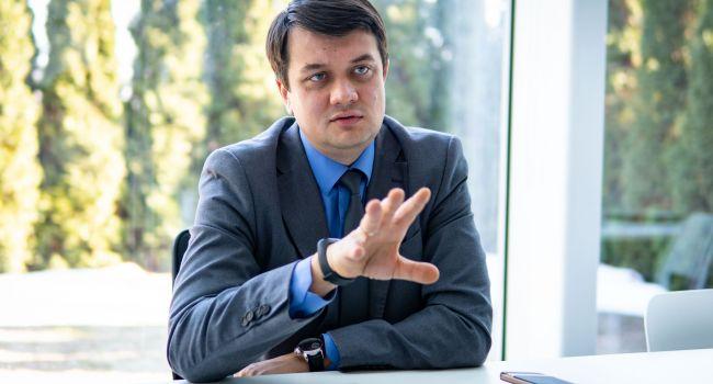 Разумков очолить партію «Слуга народу» на парламентських виборах