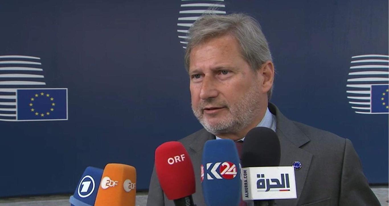 Єврокомісар Ган розповів у Брюсселі подробиці зустрічі із Зеленським