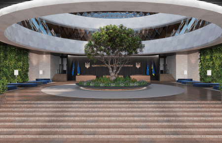 Архітектори працюють над четвертою редакцією реконструкції «Укрдому», куди переїде Офіс президента