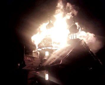 У Кривому Розі згоріла церква