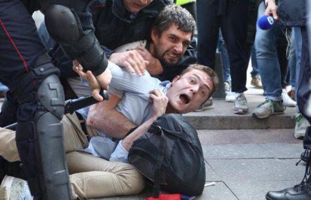 Протести у Москві: госпіталізували п'ятьох людей