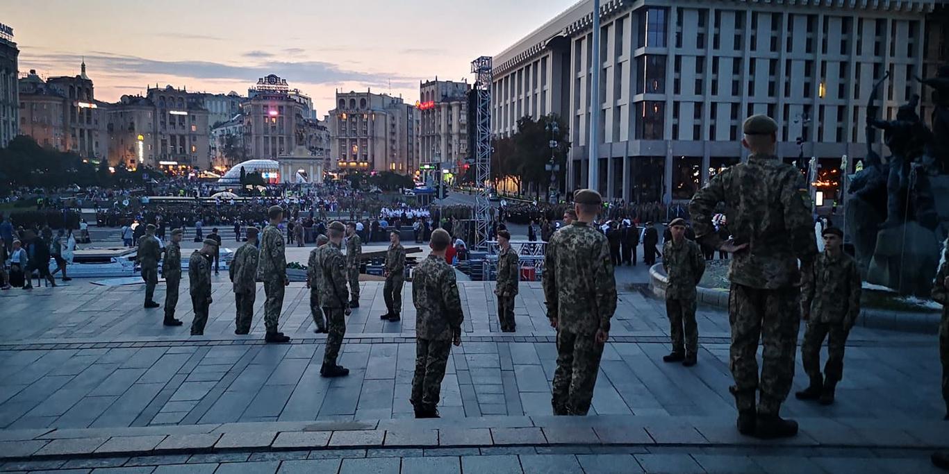 У Києві відбулася репетиція Ходи Гідності до Дня незалежності (фото)