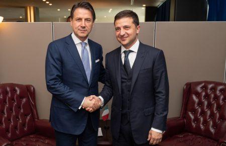 Зеленський зустрівся з Прем’єр-міністром Італії Джузеппе Конте