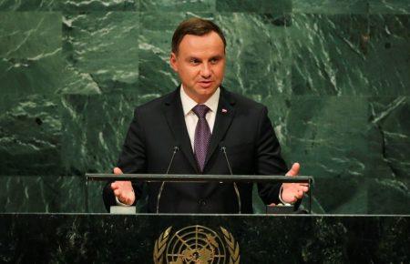 «Настав час вийти з летаргічного сну»: Дуда в ООН закликав не повторювати помилок у стосунках з агресором