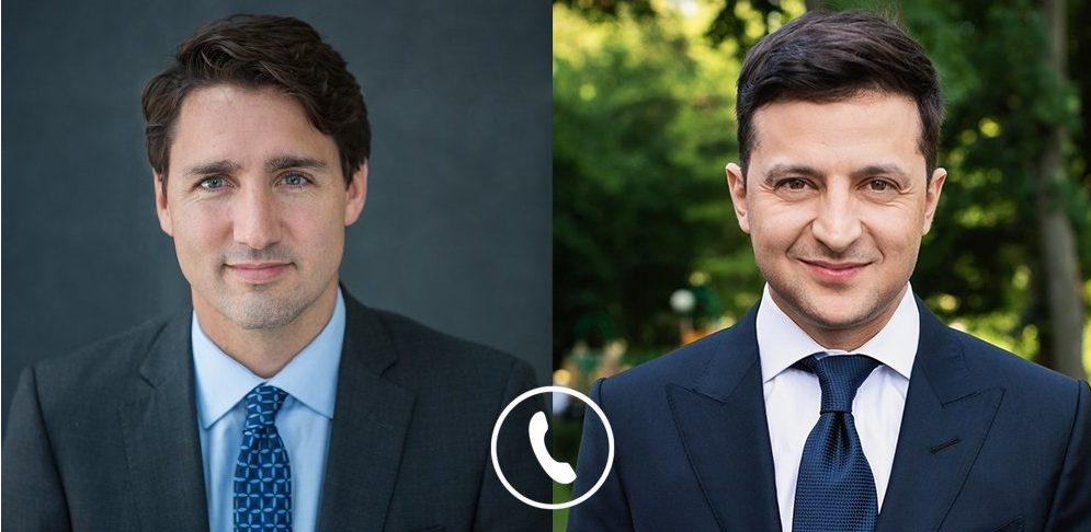 Зеленський телефоном поспілкувався з прем'єром Канади Трюдо