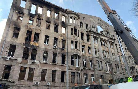 Пожежа в Одесі:  існує загроза обвалу стін — ОДА