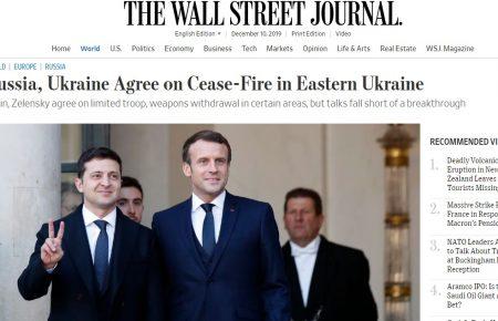 Що пишуть західні ЗМІ про «нормандський саміт» та зустріч Зеленського і Путіна