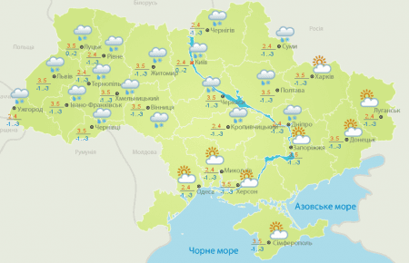 В Укргідрометцентрі повідомили, якою буде погода в останній день 2019 року