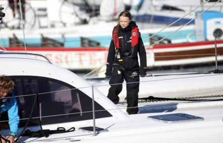 Ґрета Тунберг дісталася на катамарані з США до Португалії