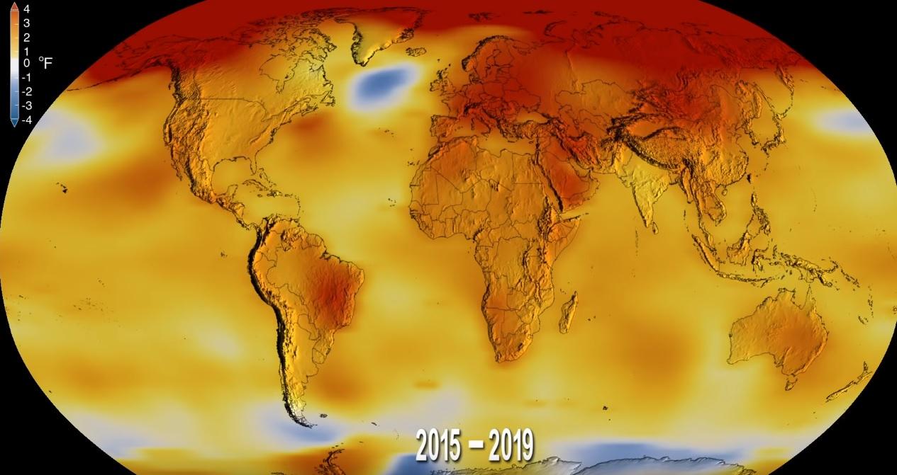 Минуле десятиріччя стало найтеплішим із 1880 року — NASA