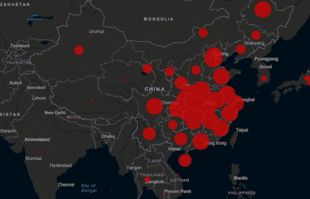 Кількість хворих на коронавірус перевищила 67 тисяч