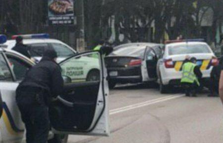 У Борисполі затримали водія, який наїхав на поліцейського й втік