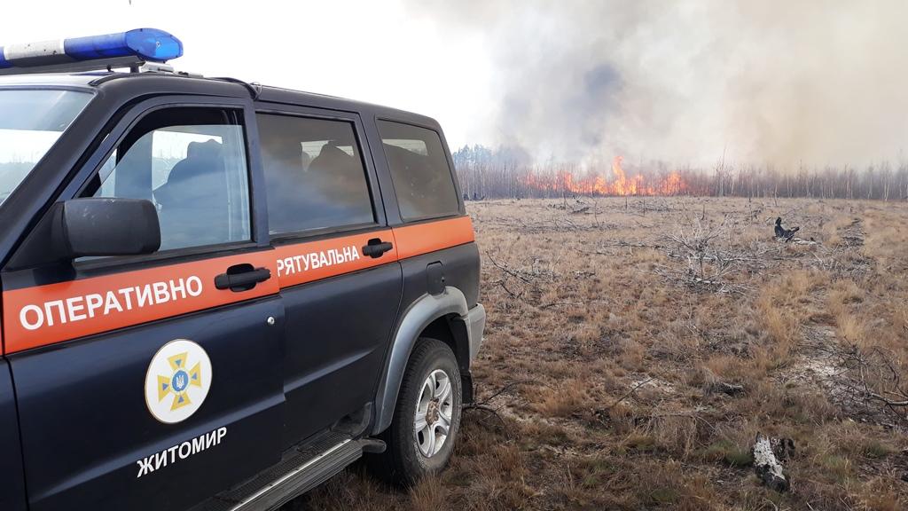 У Житомирській області спалахнула нова лісова пожежа