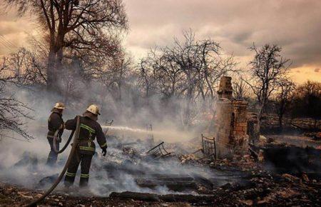 На Житомирщині рятувальники ліквідували два осередки пожежі