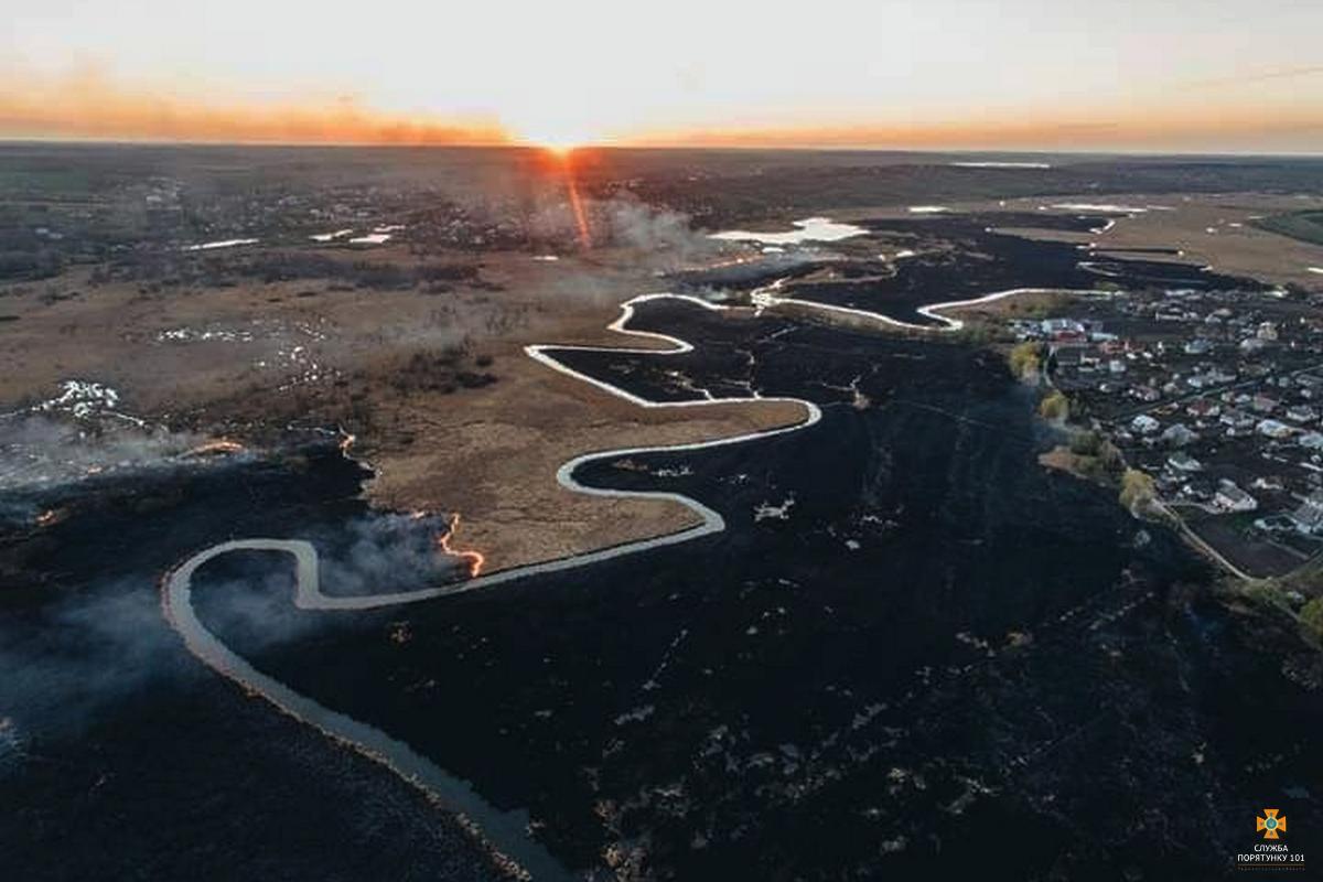 На Тернопільщині горить орнітологічний заказник