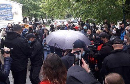У Черкасах підприємці під управлінням Нацполіції вимагали дозволити бізнесу працювати