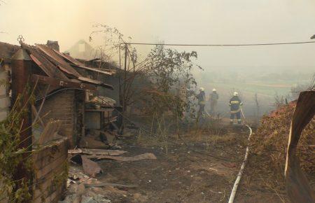 У Новоайдарському районі на Луганщині продовжують гасити окремі осередки тління лісу