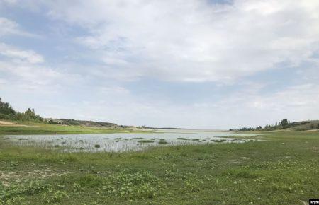 В окупованому Криму висохла серединна частина Білогірського водосховища