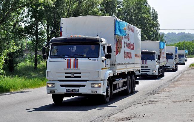 Росія відправила на окупований Донбас черговий «гумконвой»