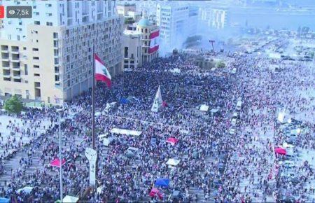 У Бейруті — масові протести після вибуху в порту, сталися сутички з поліцію, є постраждалі
