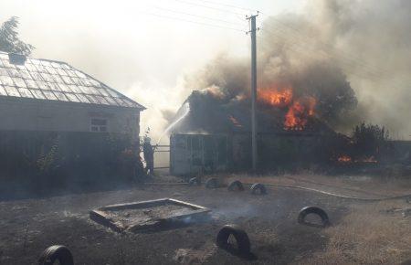 Пожежі на Харківщині: згоріли три будинки, жителів Горобівки частково евакуювали (фото)