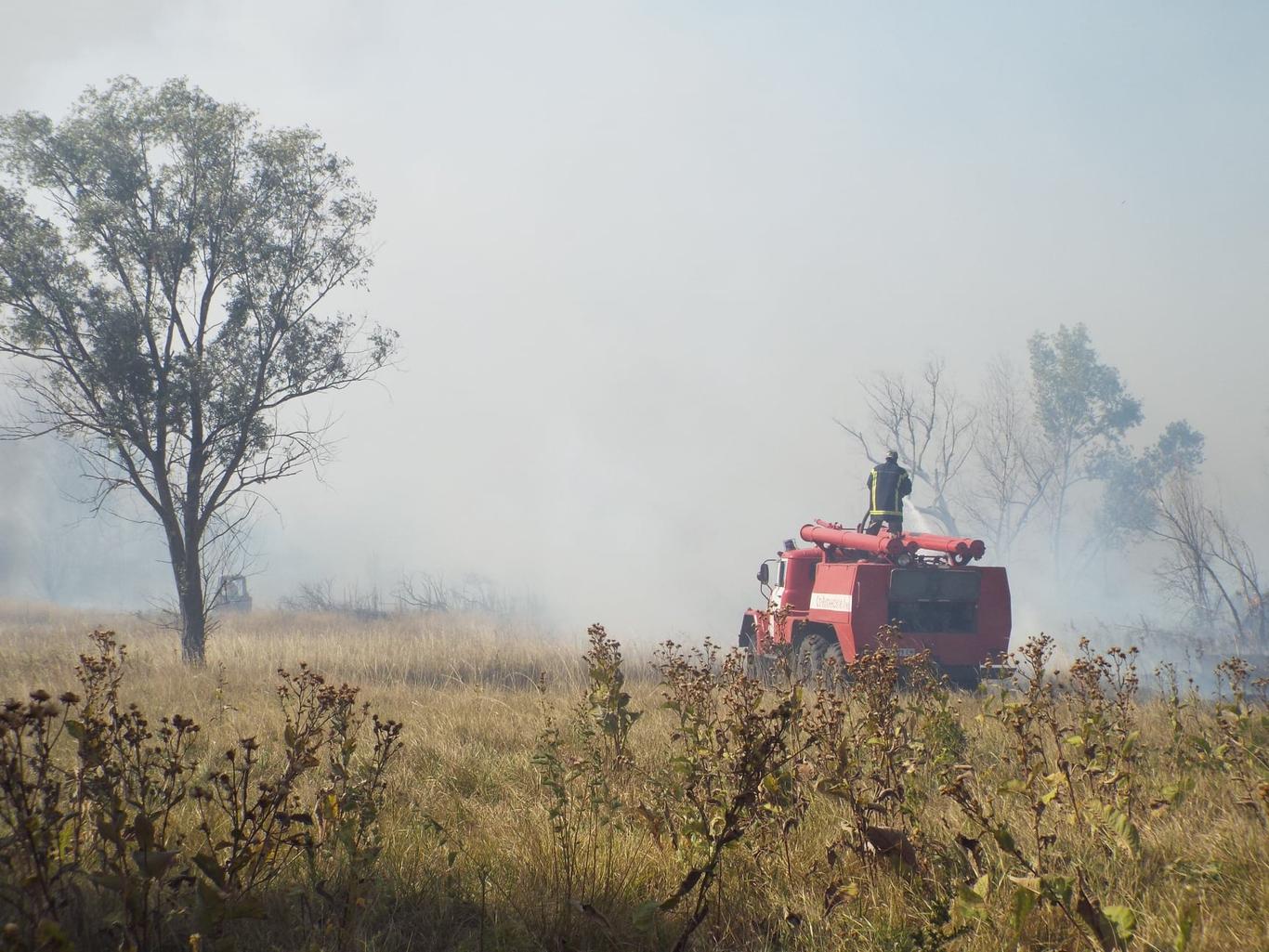 На Луганщині вогонь підступив до позицій ЗСУ