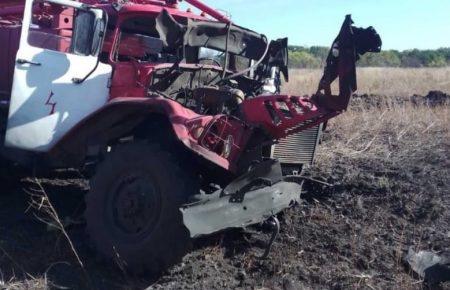 На Луганщині підірвалася пожежна машина: постраждалих доставили до лікарні