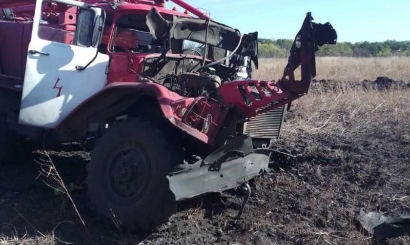 На Луганщині підірвалася пожежна машина: постраждалих доставили до лікарні