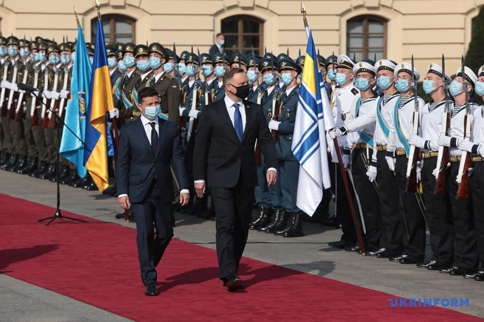 Дуда и Зеленский обсудили деоккупацию Крыма и Донбасса, ситуацию в Беларуси и безопасность в регионе (видео)