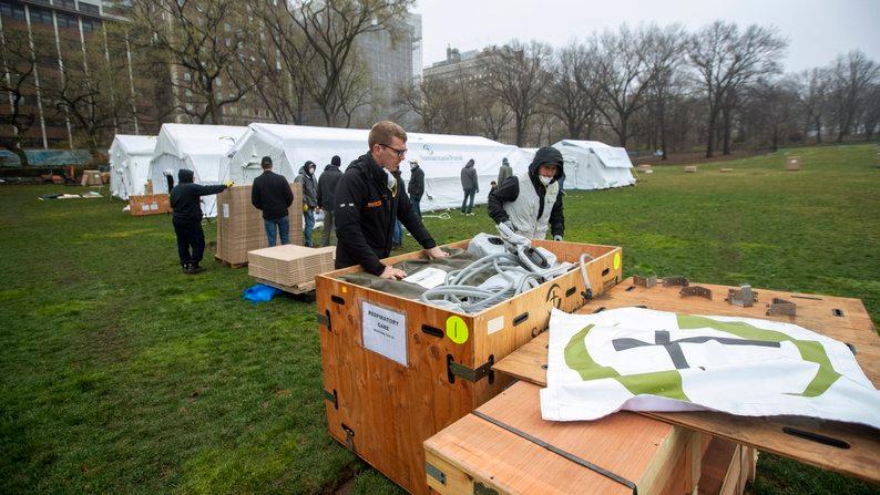 Полевые госпитали для больных коронавирусом: где их оборудуют в мире и будут ли они в Украине