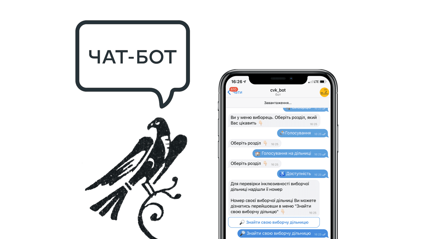 ЦВК запустила чат-бот, що розповідає про місцеві вибори 25 жовтня