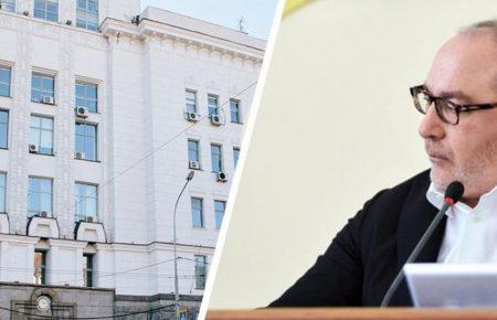 Перша сесія без Кернеса: блокування трибуни і пікети під міськрадою